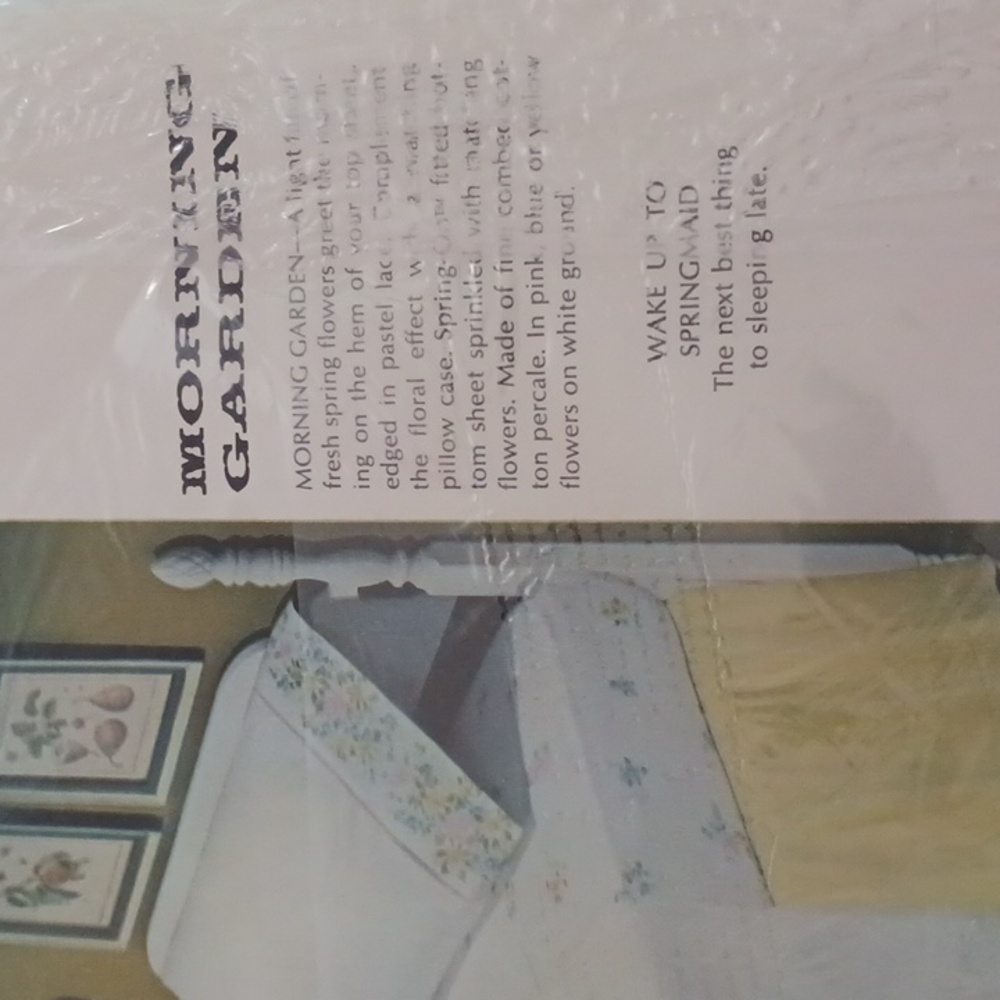 Vintage~ Double Bed size flat sheet- Springmaid NOS - Picture 4 of 5